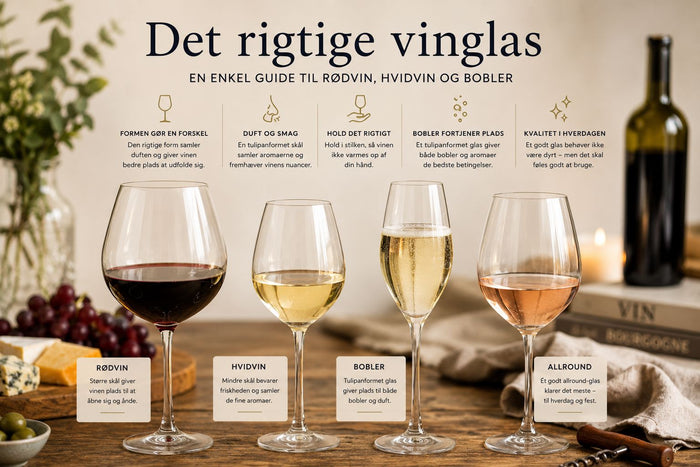 Vinglas: Sådan vælger du det rigtige glas