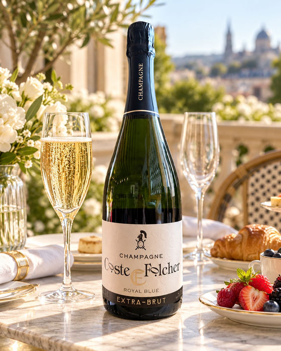 Champagne Extra-Brut Coste-Folcher Royal Blue