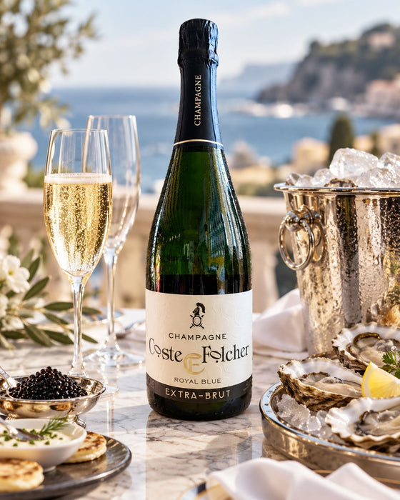 Champagne Extra-Brut Coste-Folcher Royal Blue