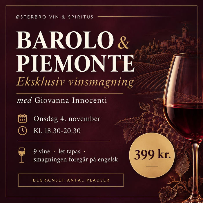 Barolo & Piemonte – Eksklusiv vinsmagning med Winemaker Giovanna Innocenti | 4. november