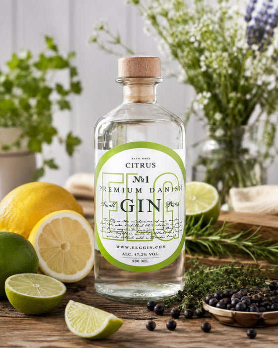 No. 0 - Premium Danish Gin 47,2% 50cl