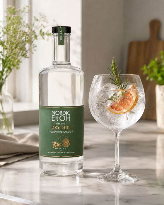 Nordic EtOH Organic Dry Gin Green Thyme & Lemon 44% 70cl