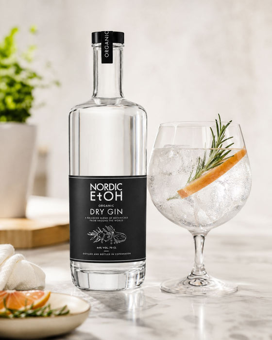 Nordic EtOH Organic Dry Gin Original Black 44% 70cl
