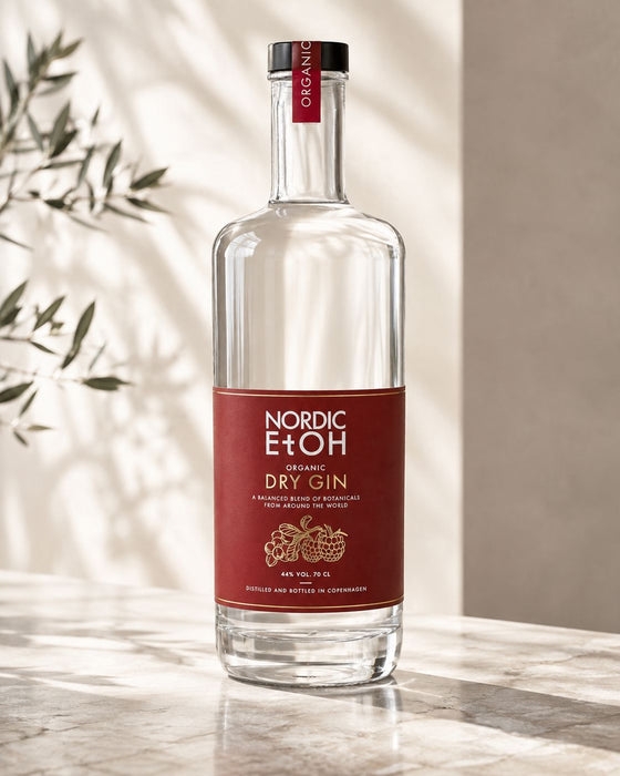 Nordic EtOH Organic Dry Gin Red Berries & Pink Grape 44% 70cl