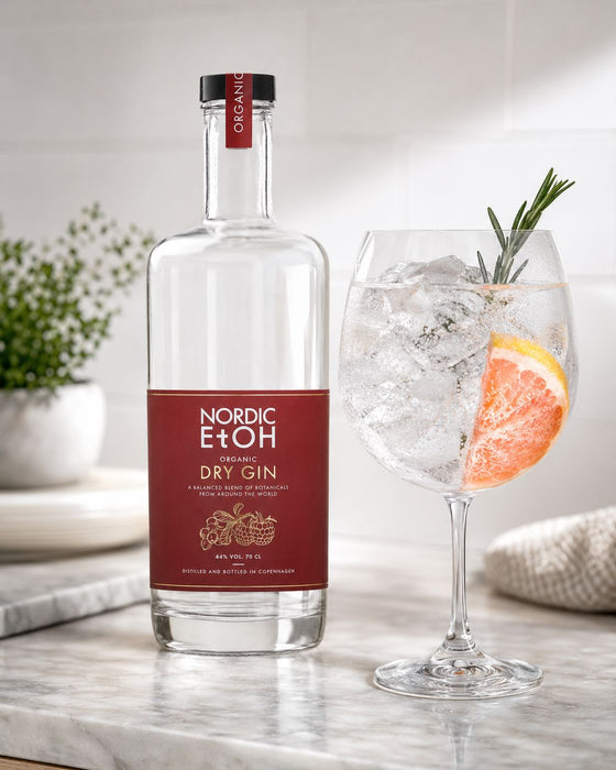 Nordic EtOH Organic Dry Gin Red Berries & Pink Grape 44% 70cl