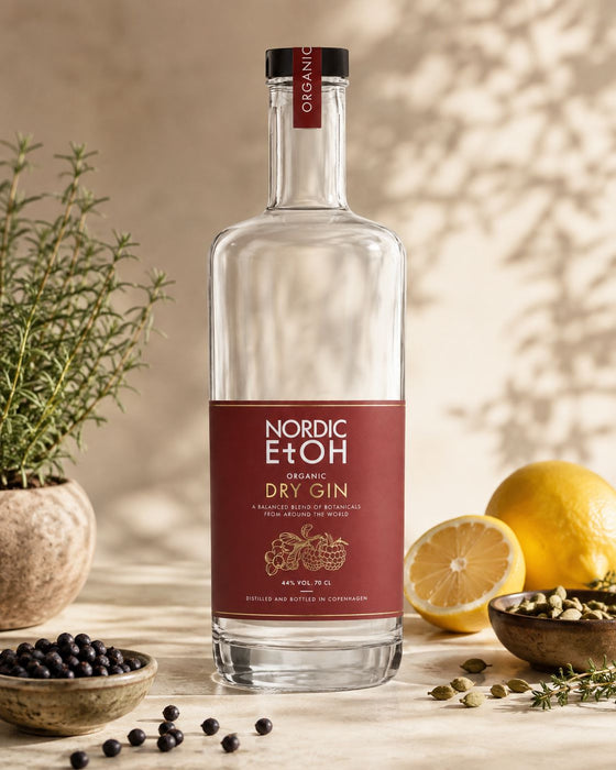 Nordic EtOH Organic Dry Gin Red Berries & Pink Grape 44% 70cl