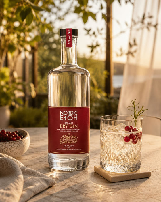 Nordic EtOH Organic Dry Gin Red Berries & Pink Grape 44% 70cl
