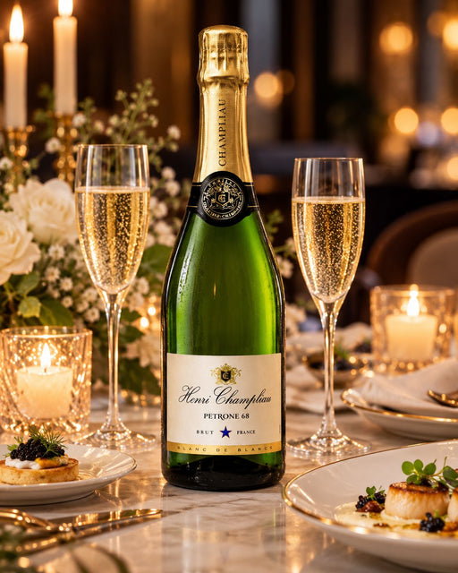 Cremant de Bourgogne Henri Champliau Petrone 68 Blanc de Blancs Brut NV