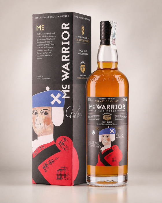 Mc Warrior Single Malt Scotch Whisky i gaveæske 43,5%