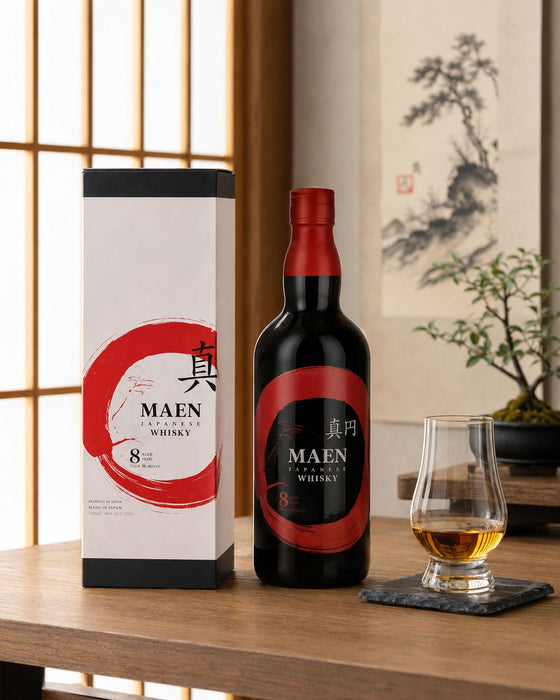 Maen Pure Malt 8 år Whisky "The True Circle" Japan 70 cl. 43%