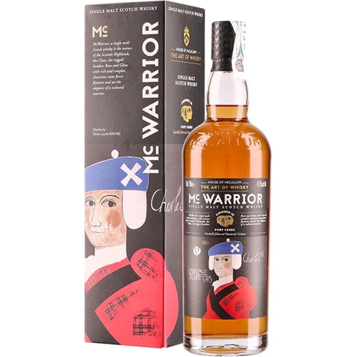 Mc Warrior Single Malt Scotch Whisky i gaveæske 43,5%