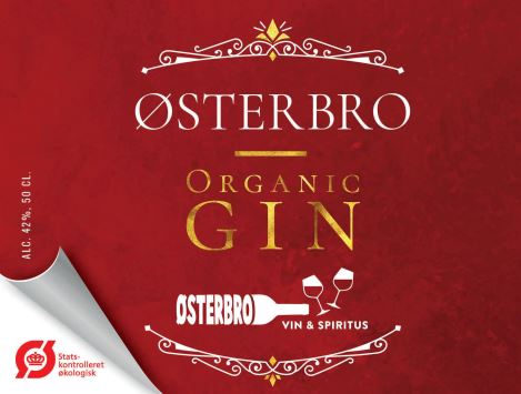 Østerbro Organic Gin Small Batch Gin 42% 50cl 1.Batch