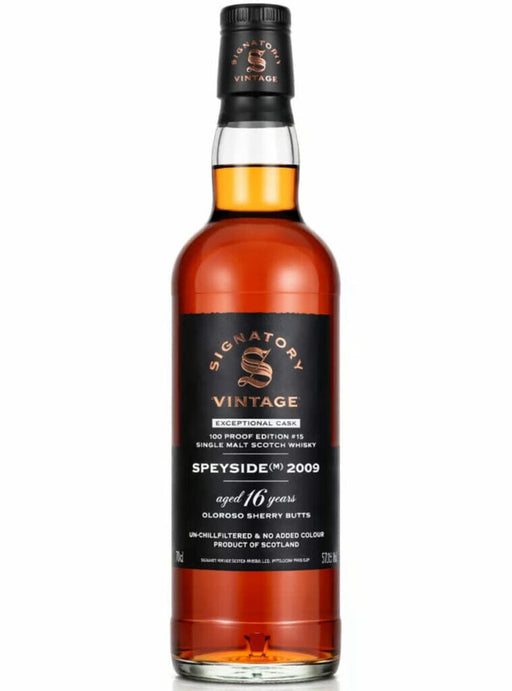 Signatory Vintage Single Malt Exceptional Cask Speyside 2009 16 År 57,1%