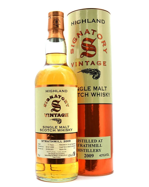 Strathmill 2009/2021 Signatory Vintage 12 år 43%
