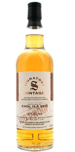 Caol Ila 2015/2024 Signatory Vintage 2015 57,1% Peated 1 fill Sherry Butt 100 Proof Edition #10 Single Malt Whisky