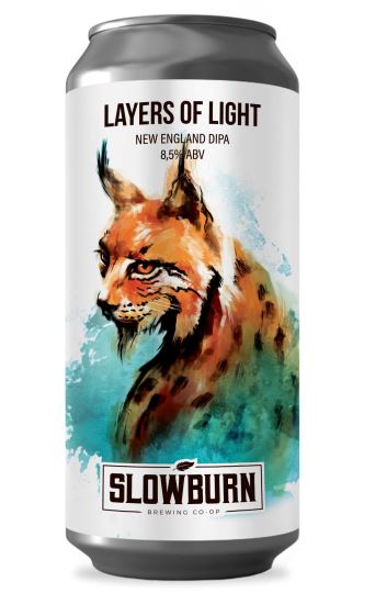 Slowburn Layers Of Light New England Double IPA 8% 44cl