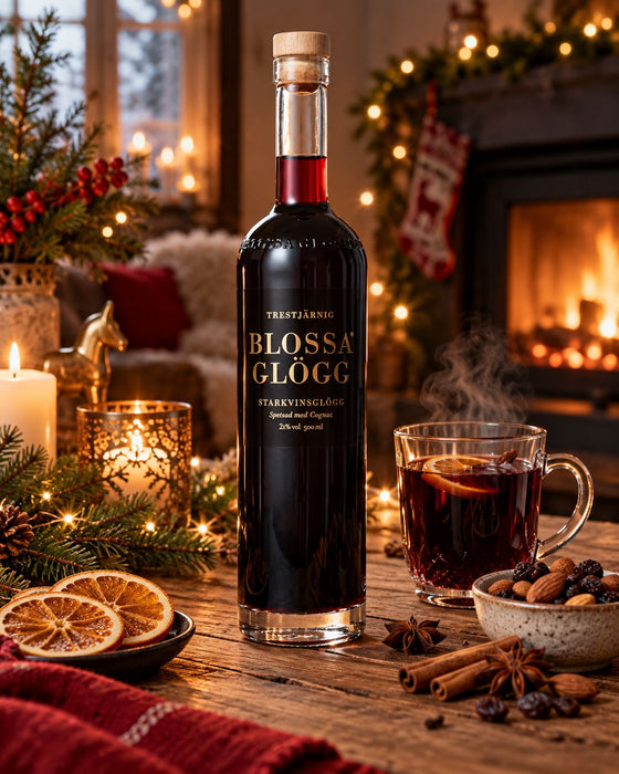 Blossa Trestjärnig Glögg - Gløgg Spetsad med Cognac
