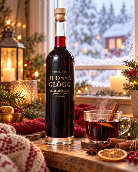 Blossa Trestjärnig Glögg - Gløgg Spetsad med Cognac
