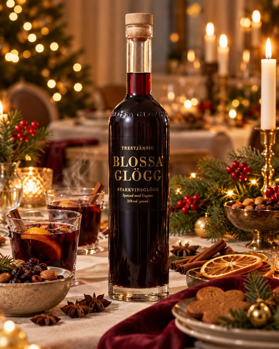 Blossa Trestjärnig Glögg - Gløgg Spetsad med Cognac