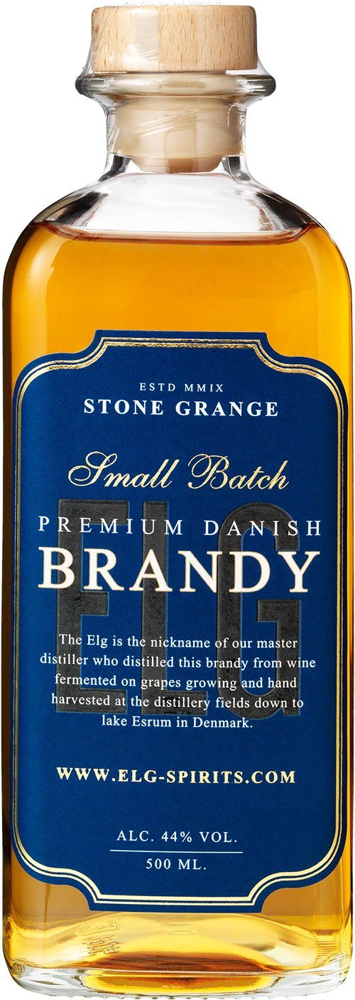 Elg Brandy Dansk Premium Small Batch 44% 50cl