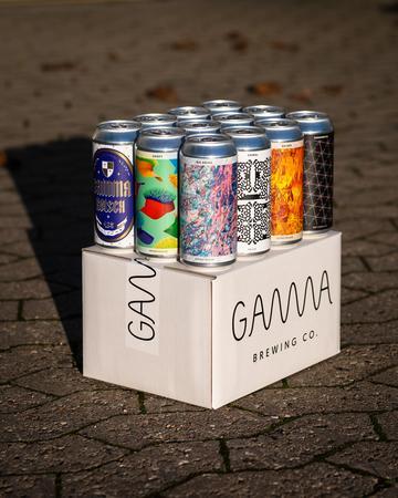 12x Gamma øl dåser Blandet