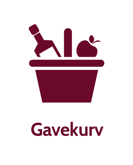 Gavekurv med vin og delikatesser (900kr)