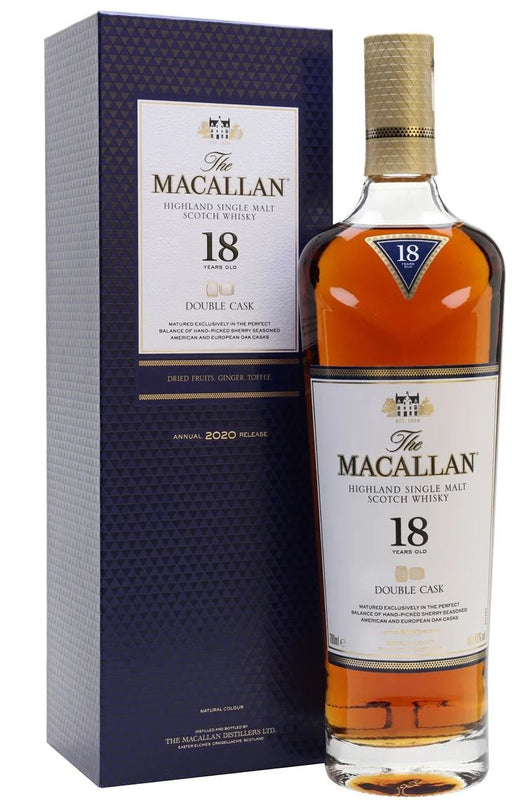 The Macallan 18 years old Double Cask  43% 2022 Release
