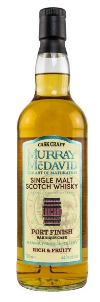 Murray McDavid Single Malt Scotch Whisky Mannochmore Port Finish 44,5% 70cl