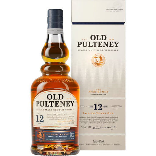 Old Pulteney 12 år Single Malt Scotch Whisky 40%