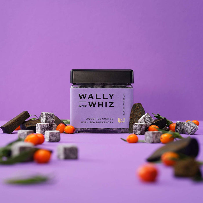 Wally and Whiz Liquorice With Sea Buckthorn 140g