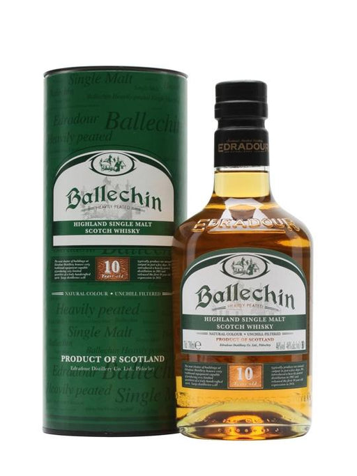 Edradour Ballechin 10 År Peated Cask Single Malt, 46%