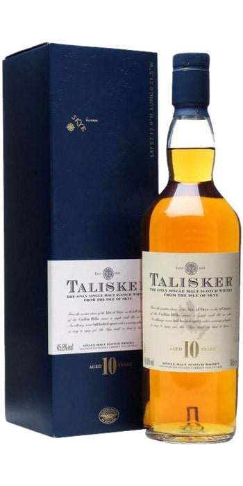 Talisker 10 år Single Malt Whisky 70cl 45,8%